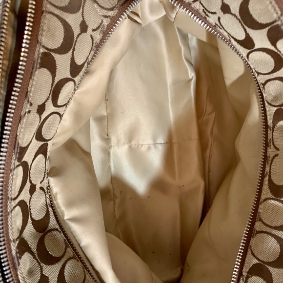 Coach Signature Kathryn Triple Zip Satchel